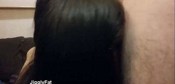  18 years old teen blowjob and deepthroats, cum in mouth